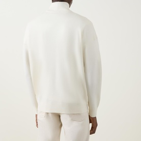 Ulbano Logo Half Zip Sweater