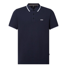 Parlay190 Logo Tipped Polo Shirt