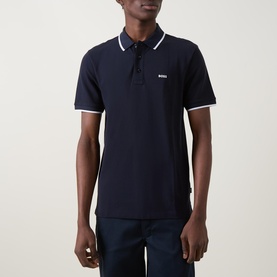 Parlay190 Logo Tipped Polo Shirt