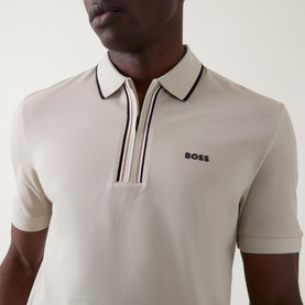 Philix GOC Logo Zip Polo Shirt