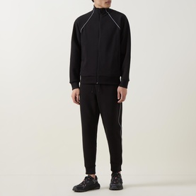 Contrast Stripe Logo Two-Piece Tracksuit