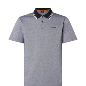 Peoxford Logo Tipped Polo Shirt