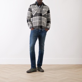Federal Mid-Rise Straight Leg Jeans