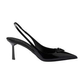Patent Leather Slingback Pumps