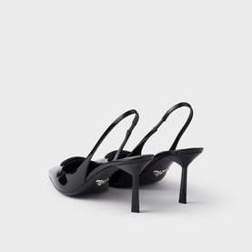 Patent Leather Slingback Pumps