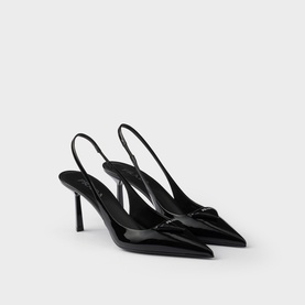 Patent Leather Slingback Pumps