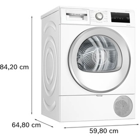 8kg Series 4 Heat Pump Tumble Dryer White