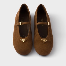 Suede Ballet Flats