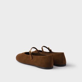 Suede Ballet Flats