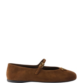 Suede Ballet Flats