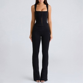 The Fitted Flared Trousers