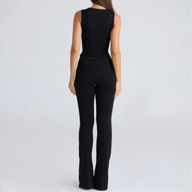 The Fitted Flared Trousers