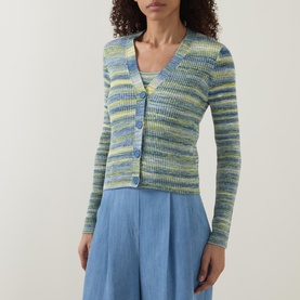 Striped Knitted Cardigan