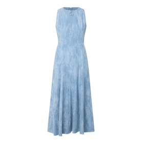 Jacquard Denim Dress