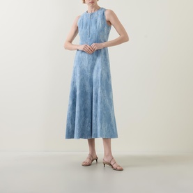 Jacquard Denim Dress