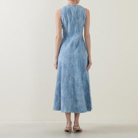 Jacquard Denim Dress