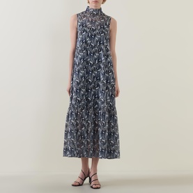 Tulle Embroidered Dress