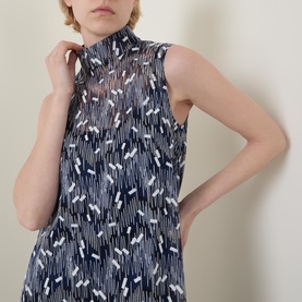 Tulle Embroidered Dress