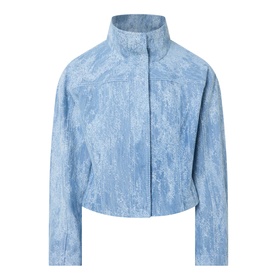 Jacquard Denim Jacket