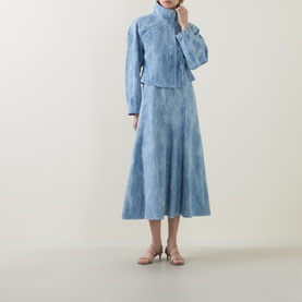Jacquard Denim Jacket