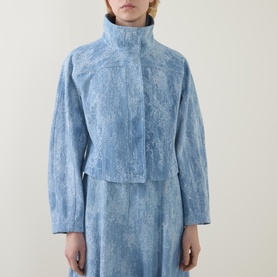 Jacquard Denim Jacket