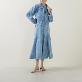 Jacquard Denim Jacket