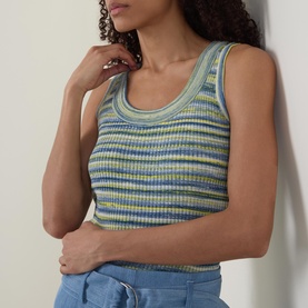 Textured Knitted Tank Top