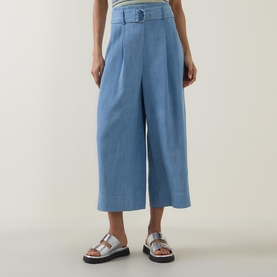 Belted Wide Leg Culottes