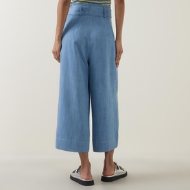 Belted Wide Leg Culottes