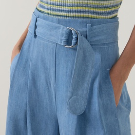 Belted Wide Leg Culottes