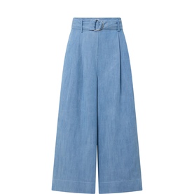Belted Wide Leg Culottes