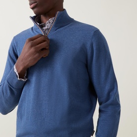 Troyer Half-Zip Sweater