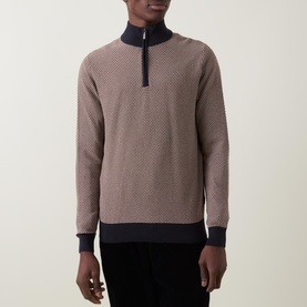 Troyer Weave Half-Zip Sweater