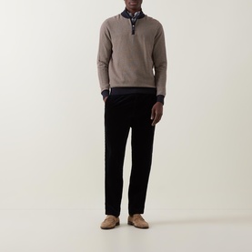 Troyer Weave Half-Zip Sweater