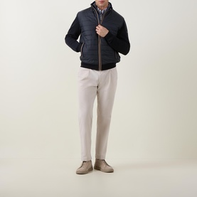 Hybrid Zip Knitted Sweater