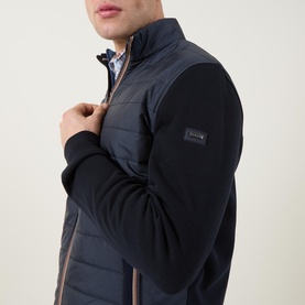 Hybrid Zip Knitted Sweater