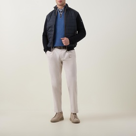 Hybrid Zip Knitted Sweater