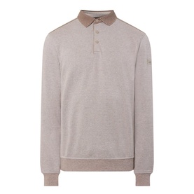 Geo Weave Logo Knitted Polo Shirt