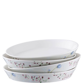 Camille Pale Jade Pasta Bowls Set of Four