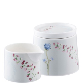 Camille Pale Jade Sugar & Creamer Set