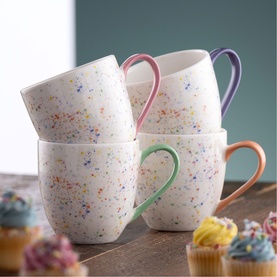 Confetti Set of Four Mugs