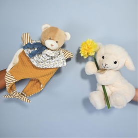 Lamb Hand Puppet 25cm