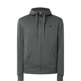 Premium Core Logo Zip Drawstring Hoodie