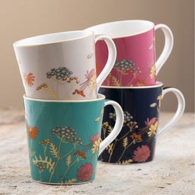 Golden Meadow Set of Four Mugs