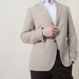 Janson Check Single-Breasted Blazer