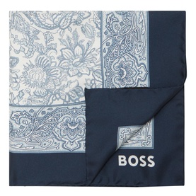Micro Pattern Logo Pocket Square