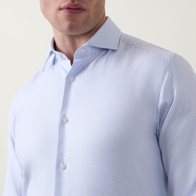 Hank Printed Single Cuff Shirt