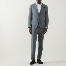 Slim Single-Breasted Two-Piece Suit