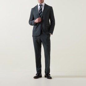 Structured Single-Breasted Two-Piece Suit