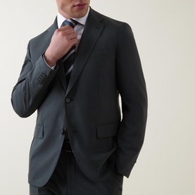 Structured Single-Breasted Two-Piece Suit